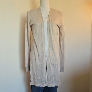 White House Black Market Cream Cardigan